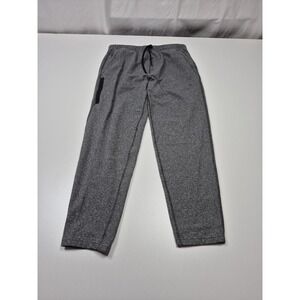 Mack Weldon Sweatpants Mens Medium Gray Cotton Spandex Joggers Cuffed Zip Pocket